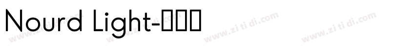 Nourd Light字体转换